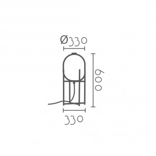 Table lamp Ovati