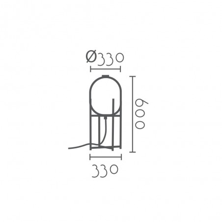 Table lamp Ovati