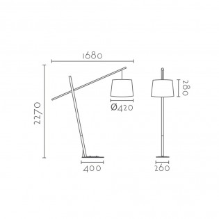 Floor lamp Norito