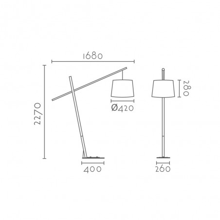 Floor lamp Norito