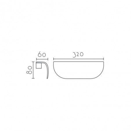 Wall lamp LED for bathrooms Altira (10W)