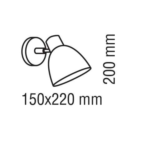 Aplique de pared infantil Nami