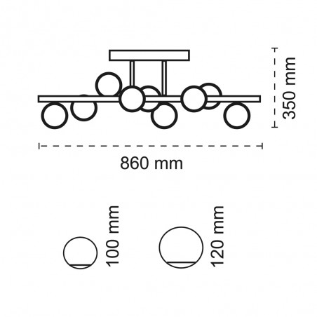Pendant Light Boston (9 lights)