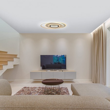 LED Ceiling Flush Light Naos CCT Dim (75W)