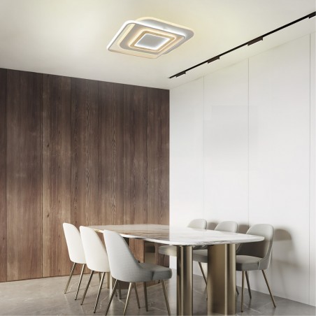 LED Ceiling Flush Light Naos Nature CCT Dim (100W)