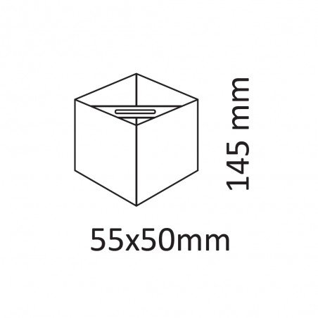Outdoor LED Wall Lamp Elber (2x3W)