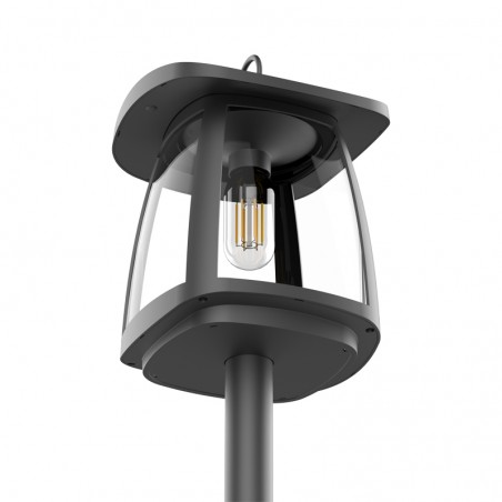 BALIZA SOLAR ZEFFA 350lm 4000k 3.18W NEGRO