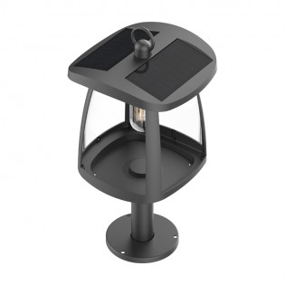 BALIZA SOLAR ZEFFA 350lm 4000k 3.18W NEGRO