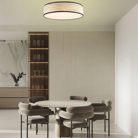 LED Ceiling Flush Light Fabi CCT (80W)