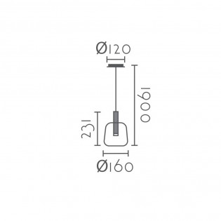 Pendant lamp LED Tarino (5W)