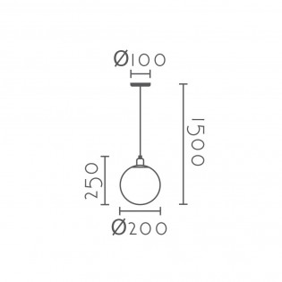 Pendant lamp Pirena 20