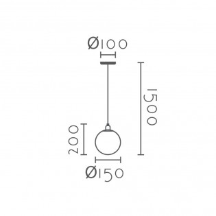 Pendant lamp Pirena 15