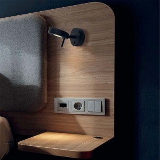 Aplique de pared con interruptor LED Melino (5W)