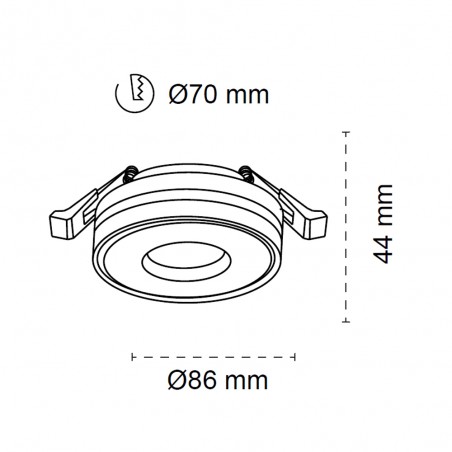 Ceiling Recessed Light Idun