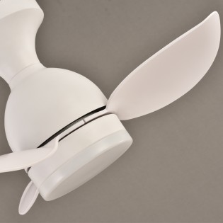 LED Ceiling Fan Fonfu White CCT Dim (20W)
