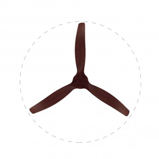 Ceiling Fan Nerona Walnut Smart