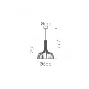 Pendant lamp Azahar