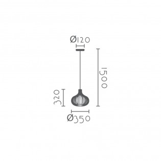 Ceiling lamp Ficus