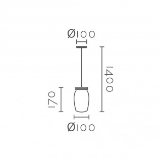 Pendant lamp Bote