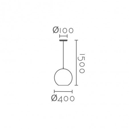 Pendant lamp Jupiter Opal 40