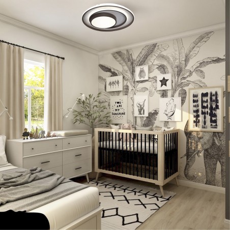 LED Ceiling Flush Light Elba CCT Dim (92W)