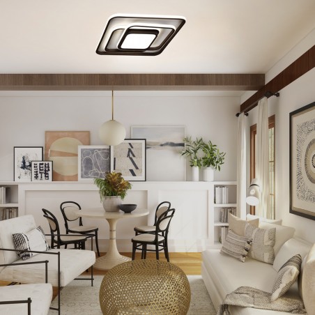 LED Ceiling Flush Light Elba CCT Dim (100W)