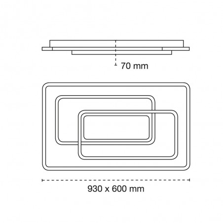 LED Ceiling Flush Light Elba CCT Dim (226W)
