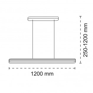 LED Pendant Lamp Morfeo CCT (70W)