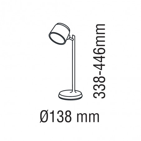 Flexo LED recargable portátil Camaleon CCT Dim (6W)