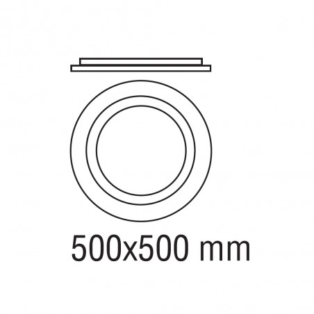Plafón de techo LED Hasbi CCT Smart (32W)