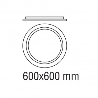 Plafón de techo LED Hasbi CCT Smart (38W)