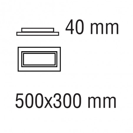 LED Ceiling Flush Light Hasbi CCT Smart (35W)