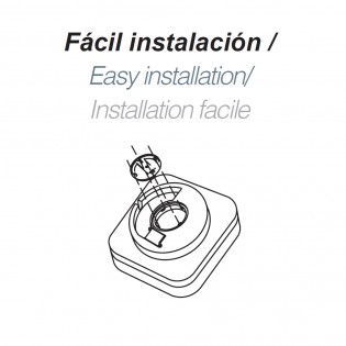 Plafón de techo de exterior LED Aspas Cuadrado