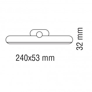 Aplique LED recargable imantado Odette (2W)