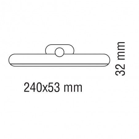 Aplique LED recargable imantado Odette (2W)