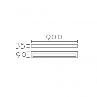 Aplique de pared LED Cintero (36W)