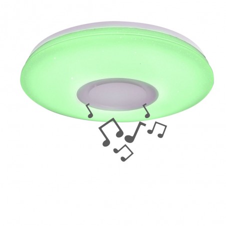 LED Ceiling Flush Light with Speaker Smart Round (36W)