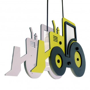 Lámpara colgante infantil Traktor