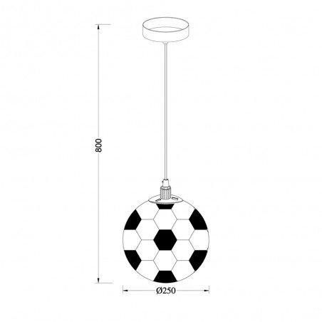 Children's pendant lamp Champion