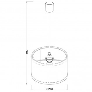 Children's pendant lamp Noah