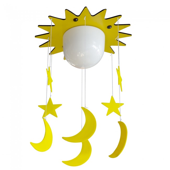 Children's ceiling flush light Fugaz