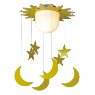 Children's ceiling flush light Fugaz