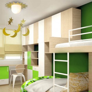 Children's ceiling flush light Fugaz