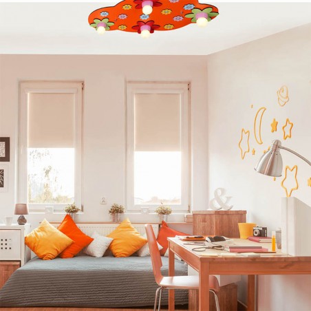Children's ceiling flush light Bloom
