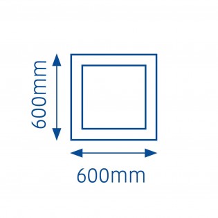 PANEL LED 60X60 40W 3000-6500K DRIVE LIFUD