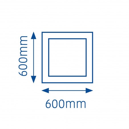 PANEL LED 60X60 40W 3000-6500K DRIVE LIFUD