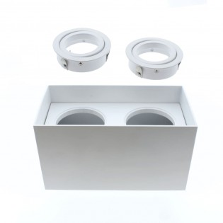 Foco de superficie Clark (2 luces)