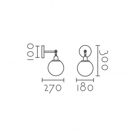 Wall lamp Clarero