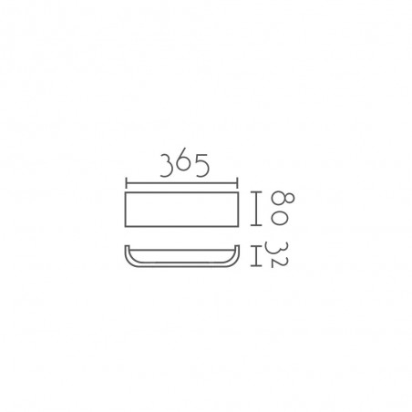 Aplique de pared LED Nidia (14W)