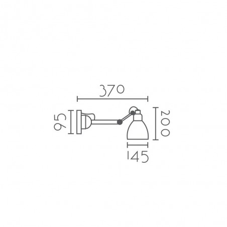 Aplique de pared orientable Cenilo